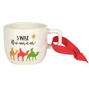 エネスコ Enesco 置物 インテリア 海外モデル アメリカ Enesco Our Name is Mud 3 Wise Women Miniature Mug Hanging Ornament, 2 Inch, Multicolorエネスコ Enesco 置物 インテリア 海外モデル アメリカ