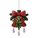 エネスコ Enesco 置物 インテリア 海外モデル アメリカ Enesco Jim Shore Heartwood Creek Legend of Mistletoe Series Hanging Ornament, 4.33 Inch, Multicolorエネスコ Enesco 置物 インテリア 海外モデル アメリカ