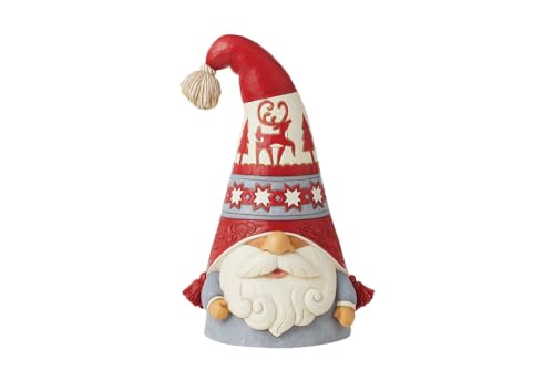 GlXR Enesco u CeA COf AJ Enesco Jim Shore Heartwood Creek Four Seasons Nordic Noel Gnome Flap Hat FigurineGlXR Enesco u CeA COf AJ