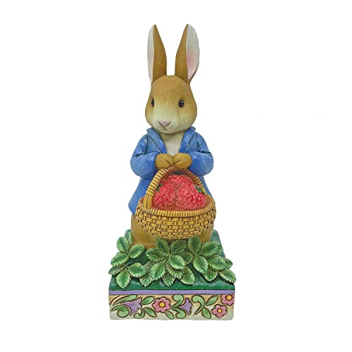 ͥ Enesco ʪ ƥꥢ ǥ ꥫ Enesco Jim Shore Beatrix Potter Peter Rabbit with Strawberries Figurine 6012489, Blueͥ Enesco ʪ ƥꥢ ǥ ꥫ