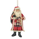 エネスコ Enesco 置物 インテリア 海外モデル アメリカ Santa w/ FAO Toy Bag Ornamentエネスコ Enesco 置物 インテリ...