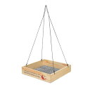 エネスコ Enesco 置物 インテリア 海外モデル アメリカ Enesco Izzy and Oliver Caring Cardinals Hanging Square Tray Bird Feeder, 9.8 by 9.8 Inch, White,Brownエネスコ Enesco 置物 インテリア 海外モデル アメリカ