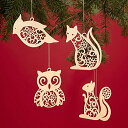 エネスコ Enesco 置物 インテリア 海外モデル アメリカ Enesco Flourish Boxed Set of 4 Ornamentsエネスコ Ene...