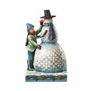 エネスコ Enesco 置物 インテリア 海外モデル アメリカ ENESCO Jim Shore Heartwood Creek Boy Making Snow...