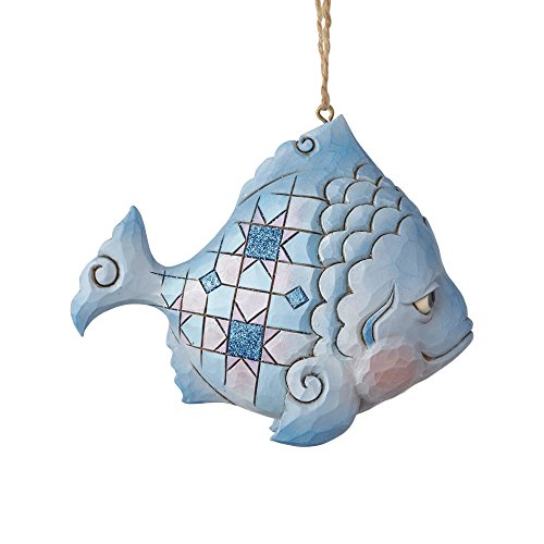 エネスコ Enesco 置物 インテリア 海外モデル アメリカ Enesco Coastal Fish Ornament, Multicolorエネ..