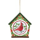 エネスコ Enesco 置物 インテリア 海外モデル アメリカ Enesco Jim Shore Heartwood Creek Cardinal Bird H...