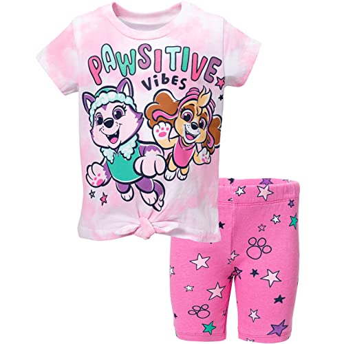 Tシャツ キャラクター ファッション トップス 海外モデル Paw Patrol Skye Everest Toddler Girls T-Shirt and Bike Shorts Outfit Set Pink 2TTシャツ キャラクター ファッション トップス 海外モデル