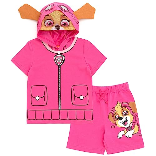 楽天angelicaTシャツ キャラクター ファッション トップス 海外モデル Paw Patrol Skye Little Boy Girl Kids T-Shirt and Shorts Outfit Set Pink 6Tシャツ キャラクター ファッション トップス 海外モデル