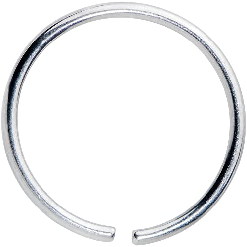 ボディキャンディー ピアス アメリカ 日本未発売 ブランド Body Candy 18G Grade 23 Titanium Lip Ring Cartilage Daith Tragus Nose Ring Round End Bendable Hoop Ring 1/2