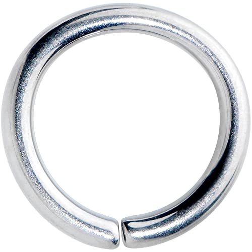 ボディキャンディー ピアス アメリカ 日本未発売 ブランド Body Candy Womens 18G Solid Grade 23 Titanium Lip Ring Cartilage Nose Ring Round Ends Bendable Hoop Ring 1/4