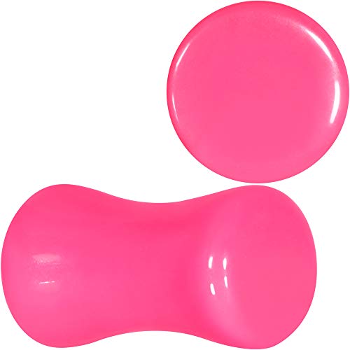 楽天angelicaボディキャンディー ピアス アメリカ 日本未発売 ブランド Body Candy Womens 2G 2PC Lightweight Pink Acrylic Saddle Plugs Double Flare Plug Ear Plug Gauges 6mmボディキャンディー ピアス アメリカ 日本未発売 ブランド
