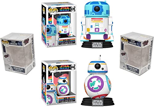 ファンコ FUNKO フィギュア 人形 アメリカ直輸入 Funko Pride 2023 Droids + Protector: Pop! Star Wars Vinyl Figure (Bundled with ToyBop Box Protector Collector Case) (Set of 2)ファンコ FUNKO フィギュア 人形 アメリカ直輸入