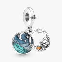 パンドラ ブレスレット チャーム アクセサリー ブランド Pandora Camping Night Sky Double Dangle Charm Bracelet Charm Moments Bracelets - Stunning Women's Jewelry - Gift for Women - Made with Sterling パンドラ ブレスレット チャーム アクセサリー ブランド