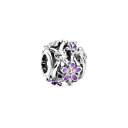 パンドラ ブレスレット チャーム アクセサリー ブランド Pandora Openwork Purple Daisy Charm - Compatible Moments Bracelets - Jewelry for Women - Gift for Women in Your Life - Made with Sterling Silverパンドラ ブレスレット チャーム アクセサリー ブランド