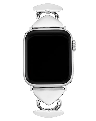 腕時計 アンクライン レディース Anne Klein Heart Link Chain Bracelet for Apple Watch Secure, Adju..