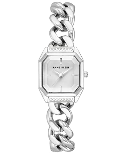 腕時計 アンクライン レディース Anne Klein Women's Premium Crystal Accented Chain Bracelet Watch..