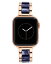 腕時計 アンクライン レディース Anne Klein Fashion Bracelet for Apple Watch, Secure, Adjustable, Apple Watch Replacement Band, Fits Most Wrists (42/44/45mm, Navy and Rose Gold),WK-1005RGNV腕時計 アンクライン レディース