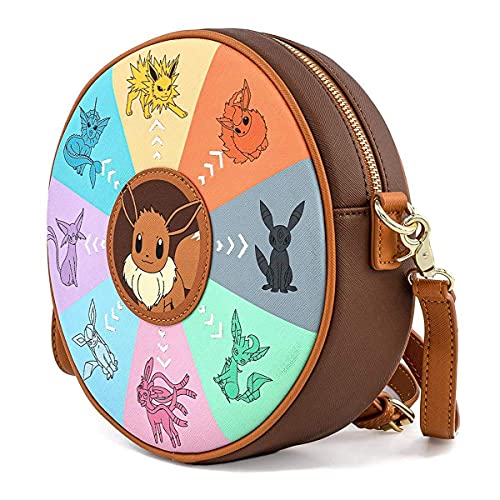 ラウンジフライ アメリカ 日本未発売 バッグ コラボ Loungefly X Pokemon Eevee Evolutions Canteen Crossbodyラウンジフライ アメリカ 日本未発売 バッグ コラボ