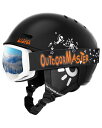 スノーボード ウィンタースポーツ 海外モデル ヨーロッパモデル アメリカモデル OutdoorMaster Kids Ski Helmet and Goggles Set, Snowboard Helmet, Durable PC Shell EPS Foam, Snow Hスノーボード ウィンタースポーツ 海外モデル ヨーロッパモデル アメリカモデル