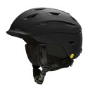 Xm[{[h EB^[X|[c COf [bpf AJf SMITH Level MIPS Round Contour Fit Snow Helmet in Matte Black, Size SmallXm[{[h EB^[X|[c COf [bpf AJf