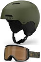 Xm[{[h EB^[X|[c COf [bpf AJf Giro Ledge MIPS Combo Pack Ski Helmet - Snowboarding Helmet with Matching Goggles Matte Trail Green/Xm[{[h EB^[X|[c COf [bpf AJf