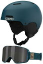 Xm[{[h EB^[X|[c COf [bpf AJf Giro Ledge MIPS Combo Pack Ski Helmet - Snowboarding Helmet with Matching Goggles Matte Harbor Blue/Xm[{[h EB^[X|[c COf [bpf AJf