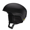 Xm[{[h EB^[X|[c COf [bpf AJf SMITH Method MIPS Round Contour Fit Snow Helmet in Matte Black, Size LargeXm[{[h EB^[X|[c COf [bpf AJf