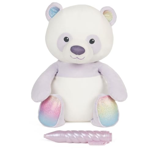 ガンド GUND ぬいぐるみ リアル お世話 GUND Magic Draw and Glow Panda, Glow-in-The-Dark Activity Plush, Panda Stuffed Animal Toy with LED Pen, 11”ガンド GUND ぬいぐるみ リアル お世話