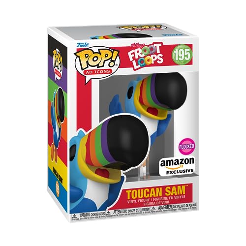 ファンコ FUNKO フィギュア 人形 アメリカ直輸入 Funko Pop! Ad Icons: Kelloggs Froot Loops - Toucan Sam Flocked, Amazon Exclusiveファンコ FUNKO フィギュア 人形 アメリカ直輸入