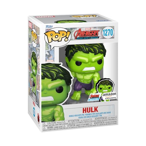 ファンコ FUNKO フィギュア 人形 アメリカ直輸入 Funko Pop! & Pin: The Avengers: Earth's Mightiest Heroes - 60th Anniversary, Hulk with Pin, Amazon Exclusiveファンコ FUNKO フィギュア 人形 アメリカ直輸入