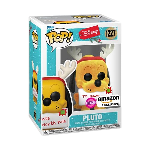 ファンコ FUNKO フィギュア 人形 アメリカ直輸入 Funko Pop! Disney Holiday: Pluto (Flocked), Amazon Exclusiveファンコ FUNKO フィギュア 人形 アメリカ直輸入