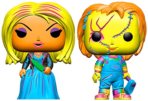 ファンコ FUNKO フィギュア 人形 アメリカ直輸入 Funko Pop! Bride of Chucky: Chucky & Tiffany Blacklight Hot Topic Exclusive 2-Packファンコ FUNKO フィギュア 人形 アメリカ直輸入