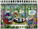 ジグソーパズル 海外製 アメリカ Ceaco - Tracy Flickinger - Summer Gazebo - Oversized 300 Piece ...