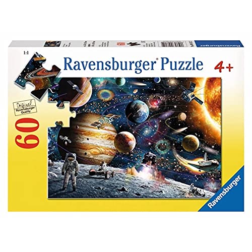 ѥ  ꥫ Ravensburger Outer Space 60 Piece Jigsaw Puzzle for Kids - 09615 - Every Piece is Unique, Pieces Fit Together Perfectlyѥ  ꥫ
