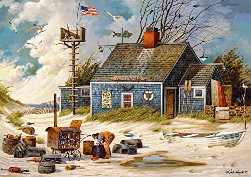 ジグソーパズル 海外製 アメリカ Buffalo Games - Charles Wysocki Square - Peddler s Hope Chest - 300 Large Piece Jigsaw Puzzle for Adults Challenging Puzzle Perfect for Game Nights …