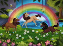 ジグソーパズル 海外製 アメリカ Ceaco - April Showers - Afro Unicorn - Unicorn Magic - 100 Piece Jigsaw Puzzleジグソーパズル 海外製 アメリカ