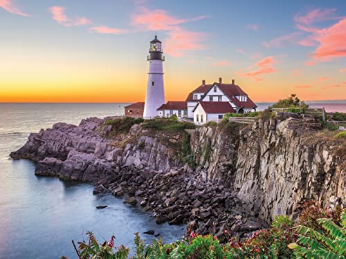 ѥ  ꥫ Ceaco - Scenic Photography - Portland Lighthouse - 300 Piece Jigsaw Puzzleѥ  ꥫ