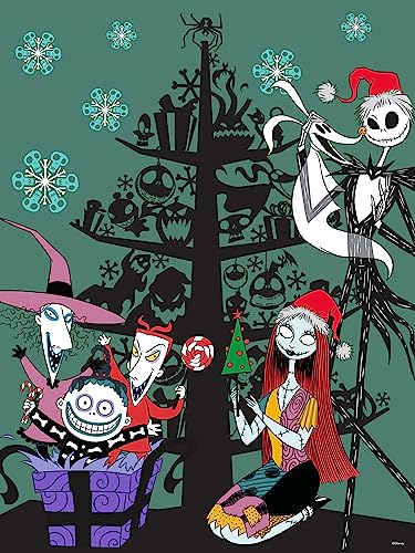 ジグソーパズル 海外製 アメリカ Ceaco - Disney - Tim Burton s Nightmare Before Christmas - Christmas Tree - 300 Oversized Piece Jigsaw Puzzleジグソーパズル 海外製 アメリカ