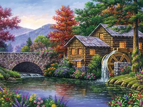 ジグソーパズル 海外製 アメリカ Ceaco - Arturo Zarraga - The Watermill - 500 Piece Jigsaw Puzzleジグソーパズル 海外製 アメリカ