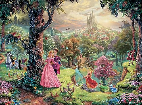 ジグソーパズル 海外製 アメリカ Ceaco - Silver Select - Disney - Thomas Kinkade - Sleeping Beauty - 1000 Piece Jigsaw Puzzle for Adults Challenging Puzzle Perfect for Game Nightsジグソーパズル 海外製 アメリカ