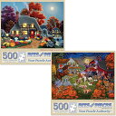 ジグソーパズル 海外製 アメリカ Bits and Pieces - Value Set of Two (2) 500 Piece Jigsaw Puzzles...