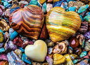 ジグソーパズル 海外製 アメリカ Ceaco ? Heart Stones - 300 Piece Jigsaw Space Saver Puzzle ? Pu...