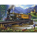 ジグソーパズル 海外製 アメリカ Bits and Pieces - 500 Piece Jigsaw Puzzle for Adults - 18 X 24 - Old Stream Train - 500 pc Large Piece Countryside Vintage Train Jigsaw by Artist Oleg Gavrilovジグソーパズル 海外製 アメリカ