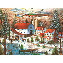 ジグソーパズル 海外製 アメリカ Bits and Pieces - 1000 Piece Jigsaw Puzzle for Adults 20 x 27 - The Farrier 039 s Visit - 1000 pc Winter Snow Barn Farm Train Country Jigsaw by Artist Mary Ann Vesseyジグソーパズル 海外製 アメリカ