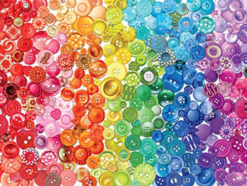 WO\[pY CO AJ Ceaco - Colorstory - Rainbow Buttons - 750 Piece Jigsaw PuzzleWO\[pY CO AJ