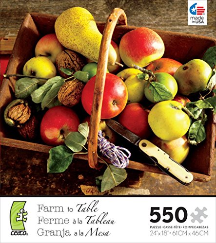 ジグソーパズル 海外製 アメリカ Ceaco-550 Piece Farm to Table - Fruit Jigsaw Puzzle by Ceacoジグ..