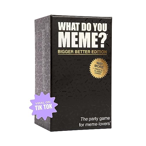 ボードゲーム 英語 アメリカ 海外ゲーム WHAT DO YOU MEME Bigger Better Edition - Adult Card Games for Game Night for Teensボードゲーム 英語 アメリカ 海外ゲーム