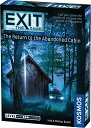 商品情報 商品名ボードゲーム 英語 アメリカ 海外ゲーム EXIT: The Return to The Abandoned Cabin | EXIT: The Game - A Kosmos Game | Family-Friendly, Card-Based at-Home Escape Room Experience | Collaborative for 1 to 4 Players, Agesボードゲーム 英語 アメリカ 海外ゲーム 商品名（英語）EXIT: The Return to The Abandoned Cabin | EXIT: The Game - A Kosmos Game | Family-Friendly, Card-Based at-Home Escape Room Experience | Collaborative for 1 to 4 Players, Ages 12+ 商品名（翻訳）EXIT: The Return to The Abandoned Cabin｜コスモス・ゲーム「EXIT: The Game」｜家族で楽しめる、カードを使ったアットホームな脱出ゲーム。 型番692682 ブランドThames & Kosmos 商品説明（自動翻訳）ある平凡な朝、一人の刑事があなたの家の呼び鈴を鳴らした。彼は森の中の山小屋に一緒に来てほしいと言う。数年前、不吉なナゾの巨匠、アーサー・ファンベック博士があなたを監禁したのと同じ小屋だとすぐにわかる。どうやら彼は脱獄したばかりらしい。今、あなたはファンベックを倒すために、すべてが始まった悪名高い山小屋へと向かっている。冒険が始まる......再び！EXITシリーズ発売5周年を記念した、最初のEXITゲームの続編。 関連キーワードボードゲーム,英語,アメリカ,海外ゲームこのようなギフトシーンにオススメです。プレゼント お誕生日 クリスマスプレゼント バレンタインデー ホワイトデー 贈り物