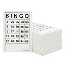 ボードゲーム 英語 アメリカ 海外ゲーム Juvale 180 Sheets Reusable Paper Bingo Cards Bulk for Adult...