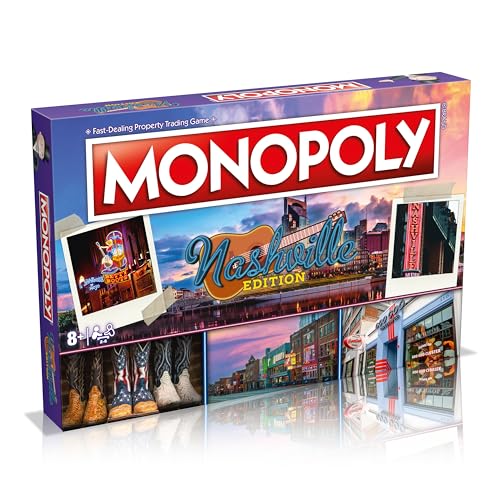 ボードゲーム 英語 アメリカ 海外ゲーム Monopoly Nashville Board Game, Advance to The Batman Building, Ryman Auditorium, Nashville Zoo and trade your way to success, gift for ages 8 plusボードゲーム 英語 アメリカ 海外ゲーム